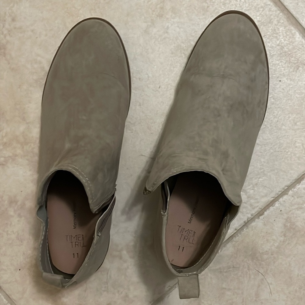 Time And Tru Gray Boots